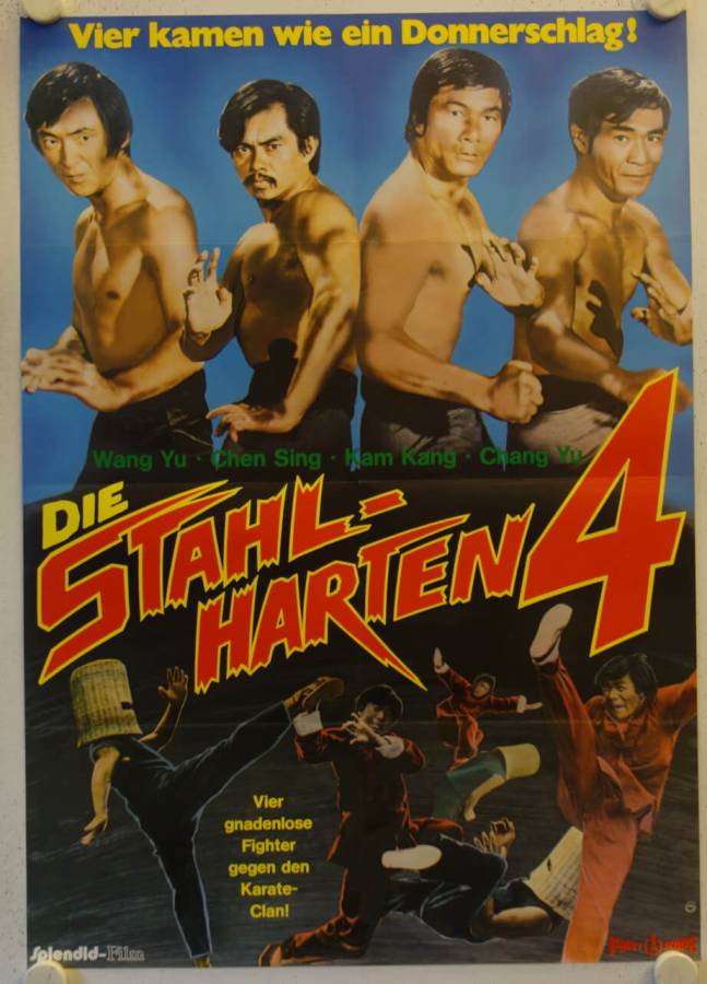 Die stahlharten Vier originales deutsches Filmplakat